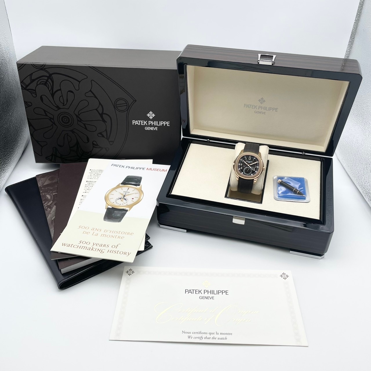 パテックフィリップ アクアノート 5164R-001 ブラウン・エンボス 40.8mm