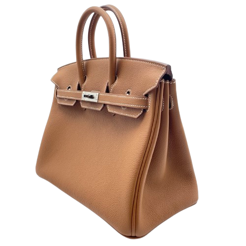 エルメス バーキン 25 ゴールド トリヨンノビーヨ シルバー金具 W刻印