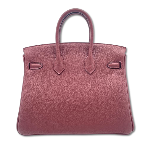 エルメス バーキン 25 ルージュアッシュ トゴ ゴールド金具 K刻印