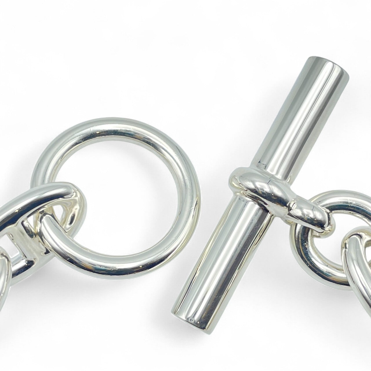 エルメス シェーヌ・ダンクル ブレスレット MM シルバー925 14コマ