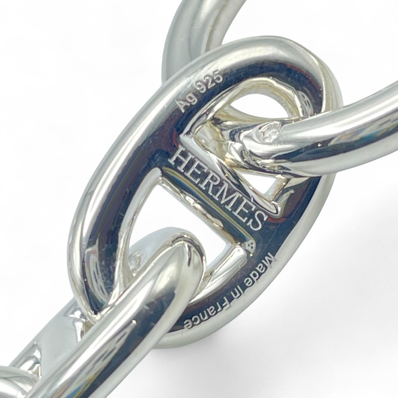 エルメス シェーヌ・ダンクル ブレスレット MM シルバー925 14コマ