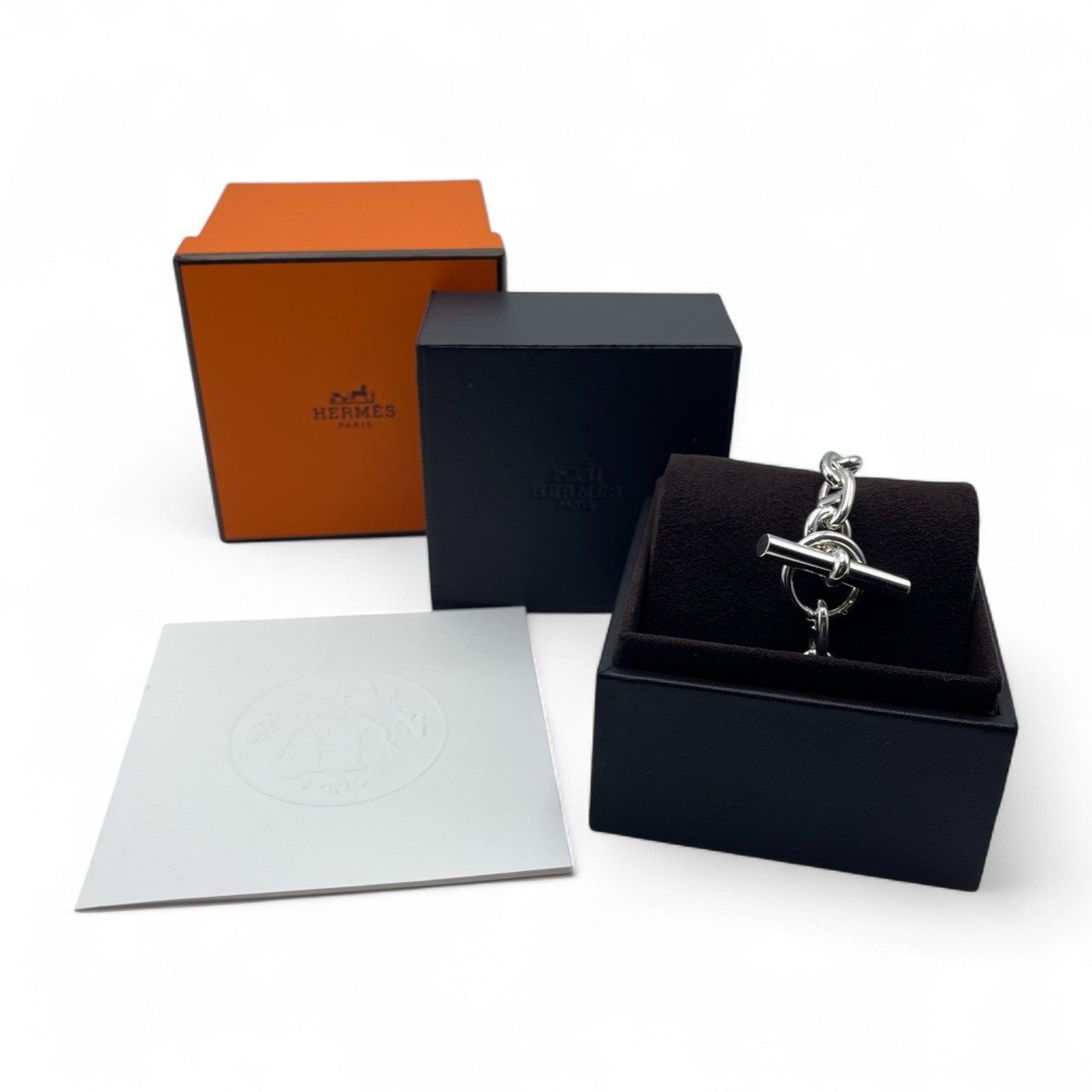 エルメス シェーヌ・ダンクル ブレスレット MM シルバー925 14コマ