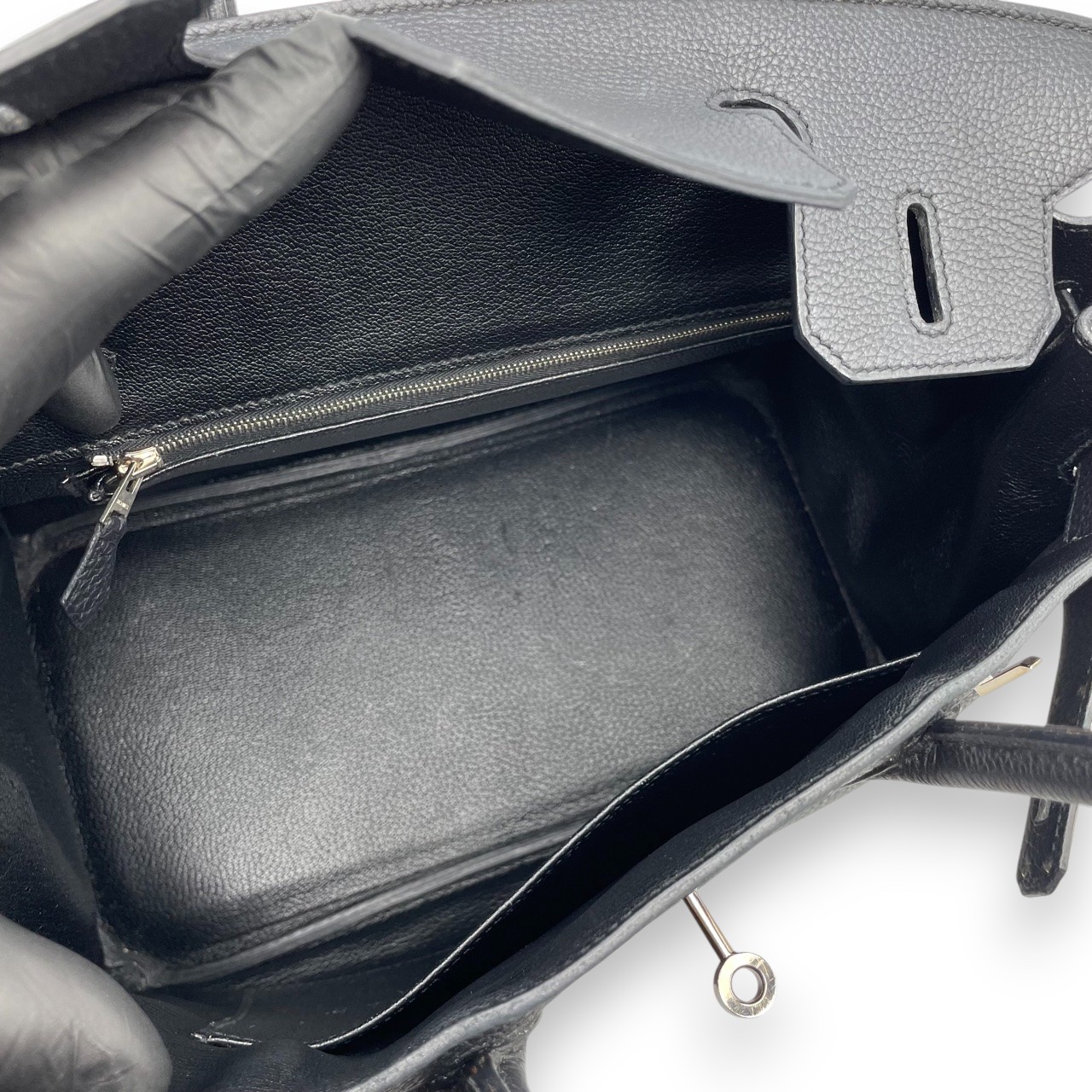 エルメス バーキン 30 ノワール トゴ シルバー金具 X刻印