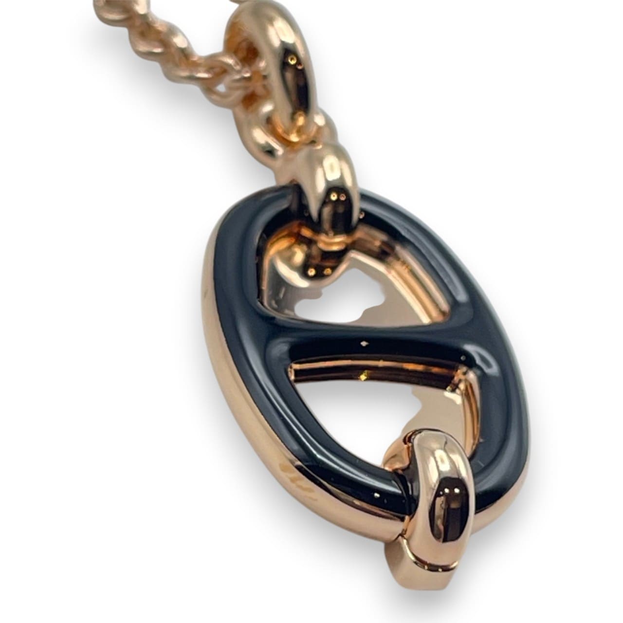 【定価以下】エルメス ミニ・マイヨン ペンダント PM H100053FPD3 ブラック メタル