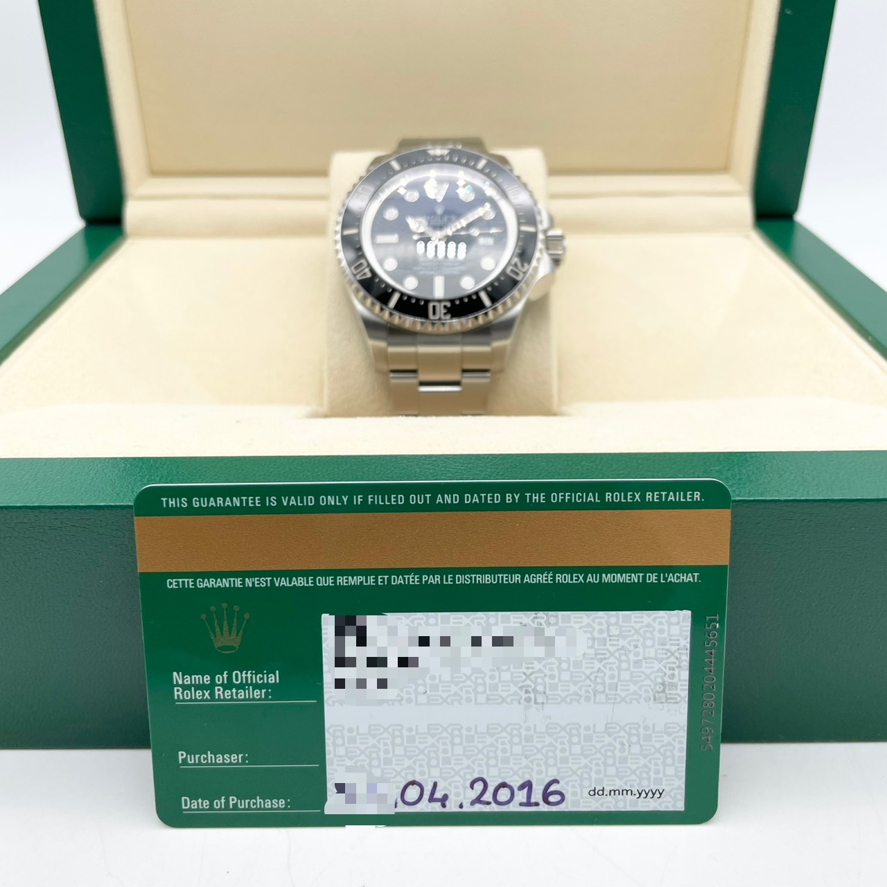 ロレックス シードゥエラー ディープシー 116660 Dブルー ステンレススチール 44mm