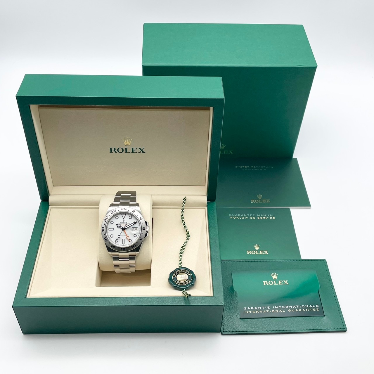 保証書日付2026年2月！】 ロレックス エクスプローラーII 226570