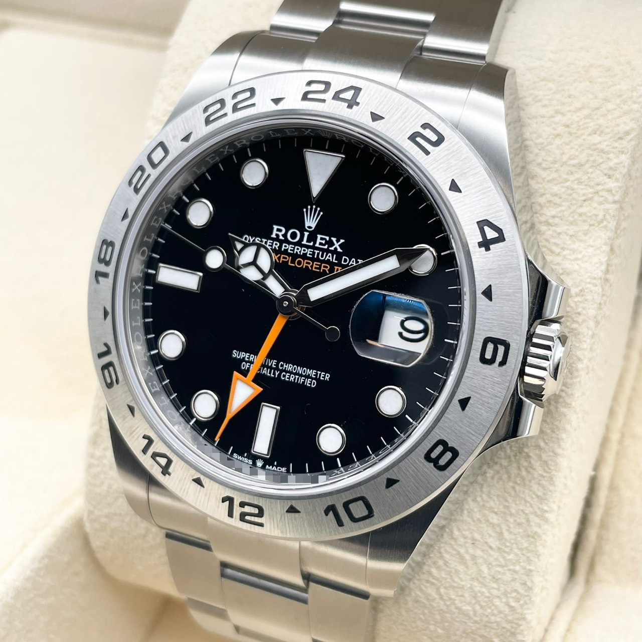 ロレックス エクスプローラーII 226570 ブラック オイスターブレス 42mm