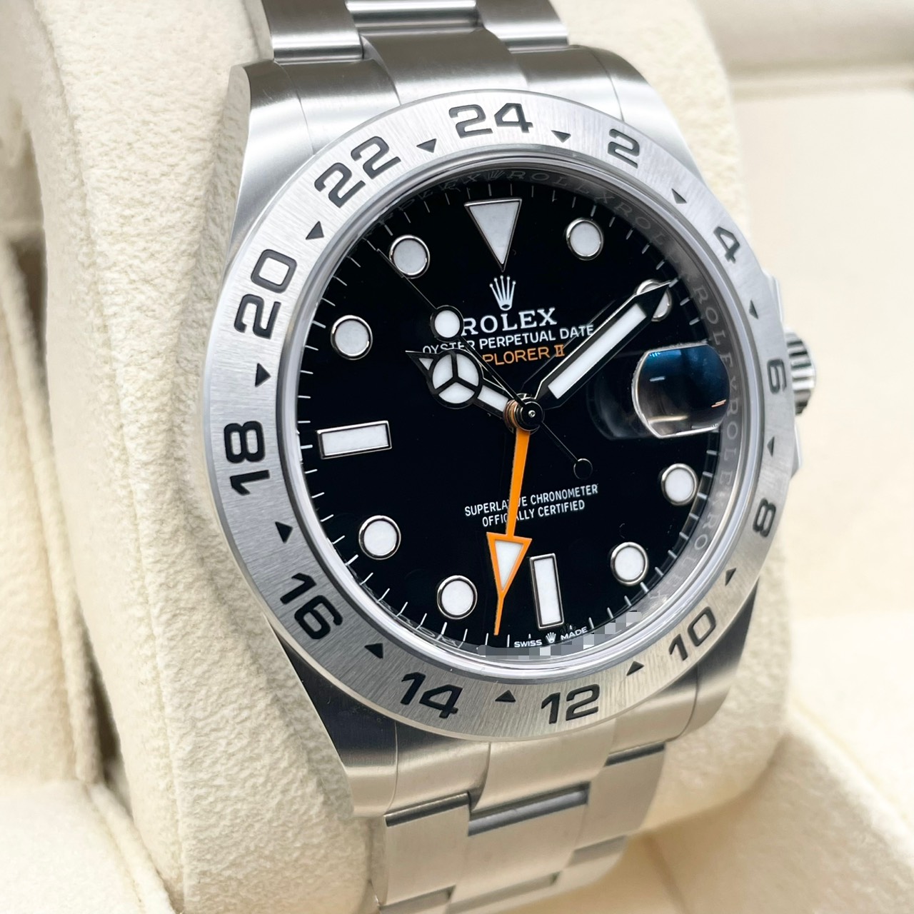 ロレックス エクスプローラーII 226570 ブラック オイスターブレス 42mm