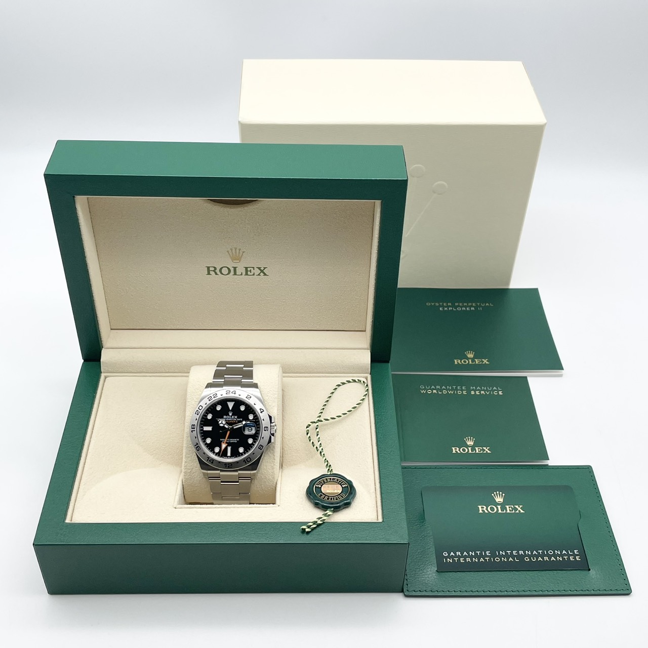 ロレックス エクスプローラーII 226570 ブラック オイスターブレス 42mm