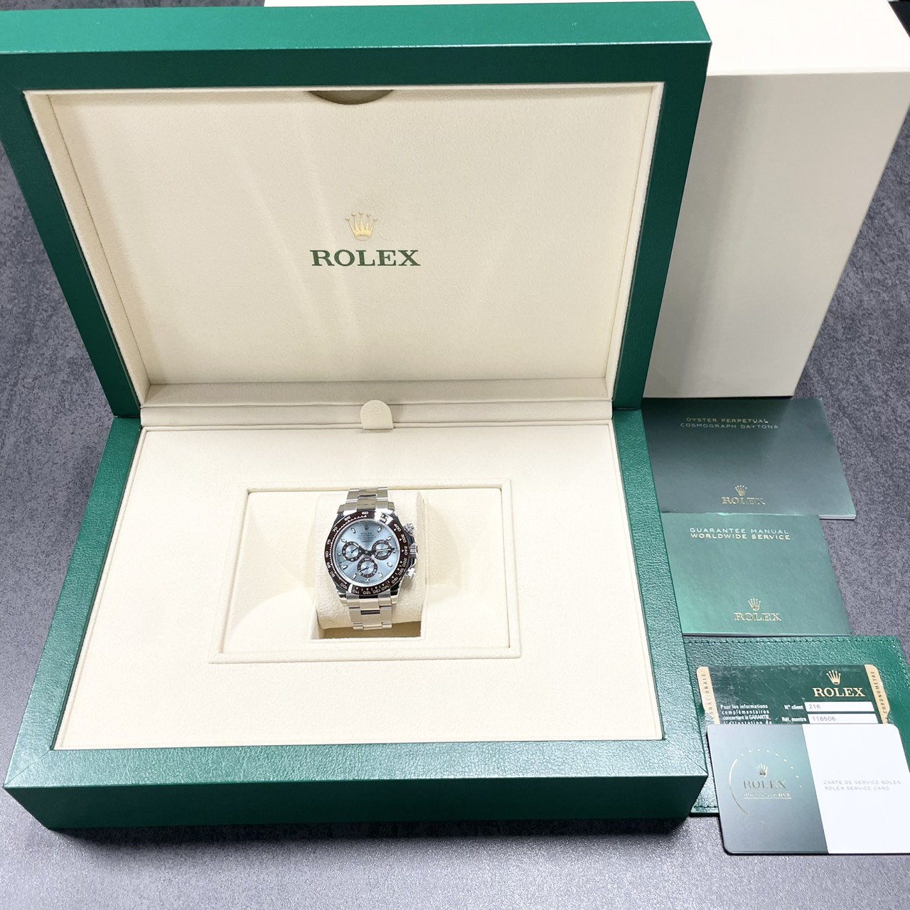 DRC 6本セット ロレックス デイトナ 116506 アイスブルー プラチナ 40mm - ブランド品
