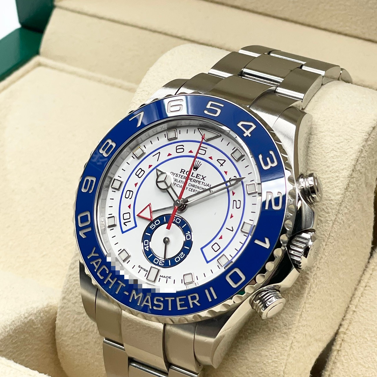 ロレックス ヨットマスター II 116680 ホワイト ステンレススチール 44ｍｍ