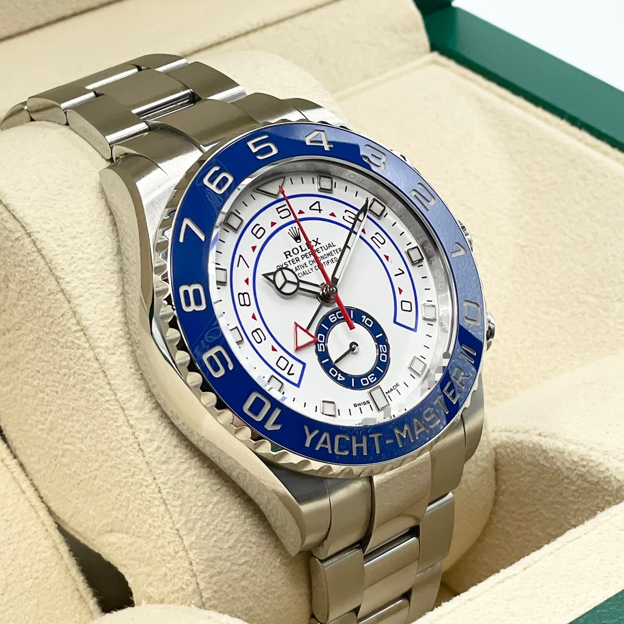 ロレックス ヨットマスター II 116680 ホワイト ステンレススチール 44ｍｍ