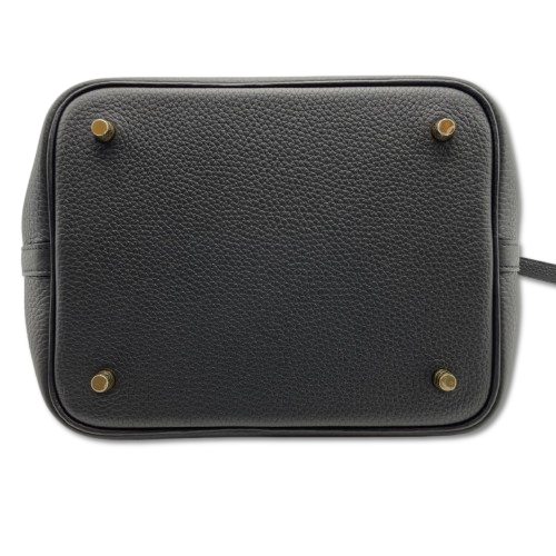 エルメス ピコタンロック MM ノワール トリヨンクレマンス ゴールド金具 W刻印