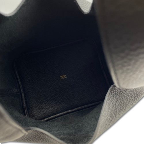 エルメス ピコタンロック MM ノワール トリヨンクレマンス ゴールド金具 W刻印