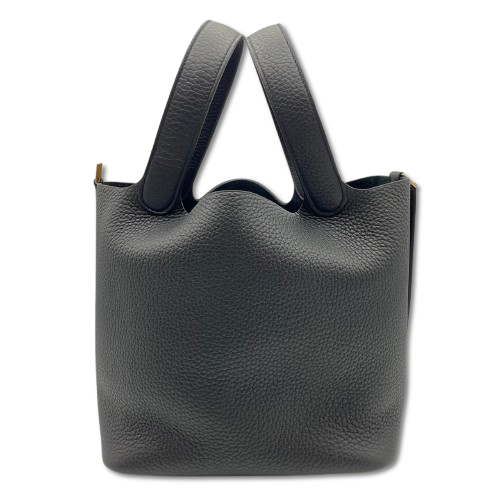 エルメス ピコタンロック MM ノワール トリヨンクレマンス ゴールド金具 W刻印