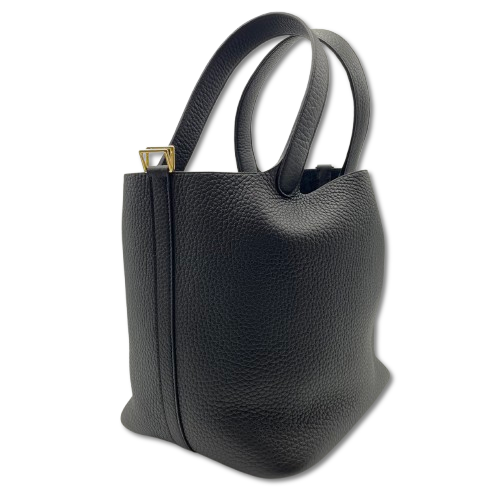 エルメス ピコタンロック MM ノワール トリヨンクレマンス ゴールド金具 W刻印