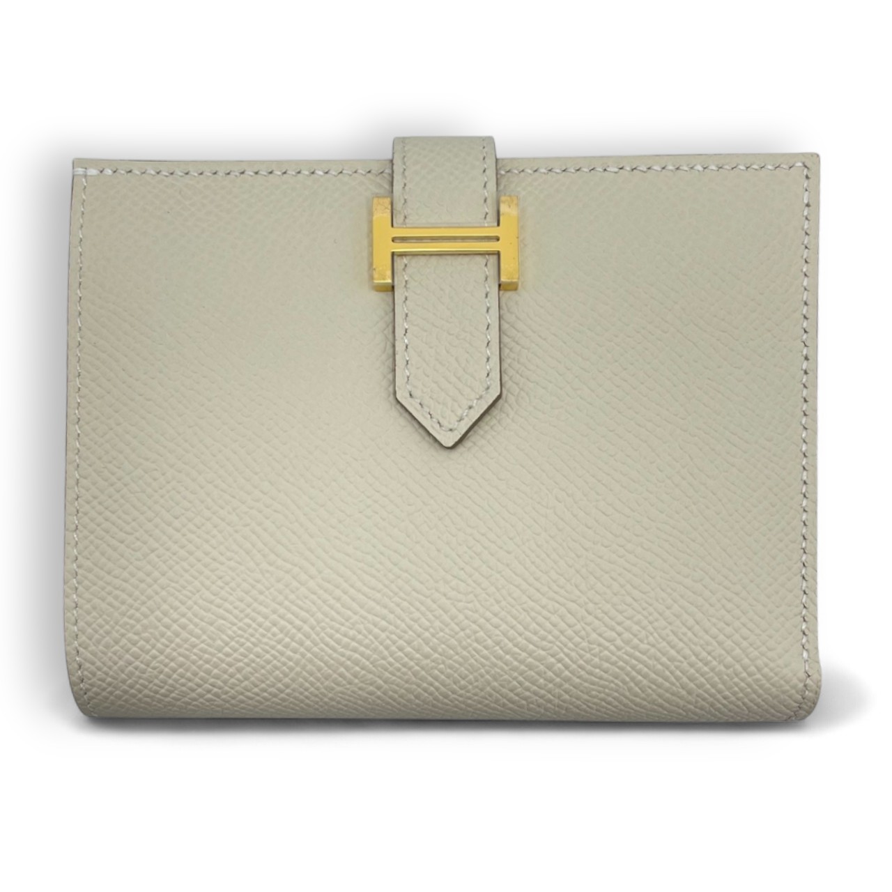 エルメス べアンコンパクト クレ エプソン ゴールド金具 K刻印