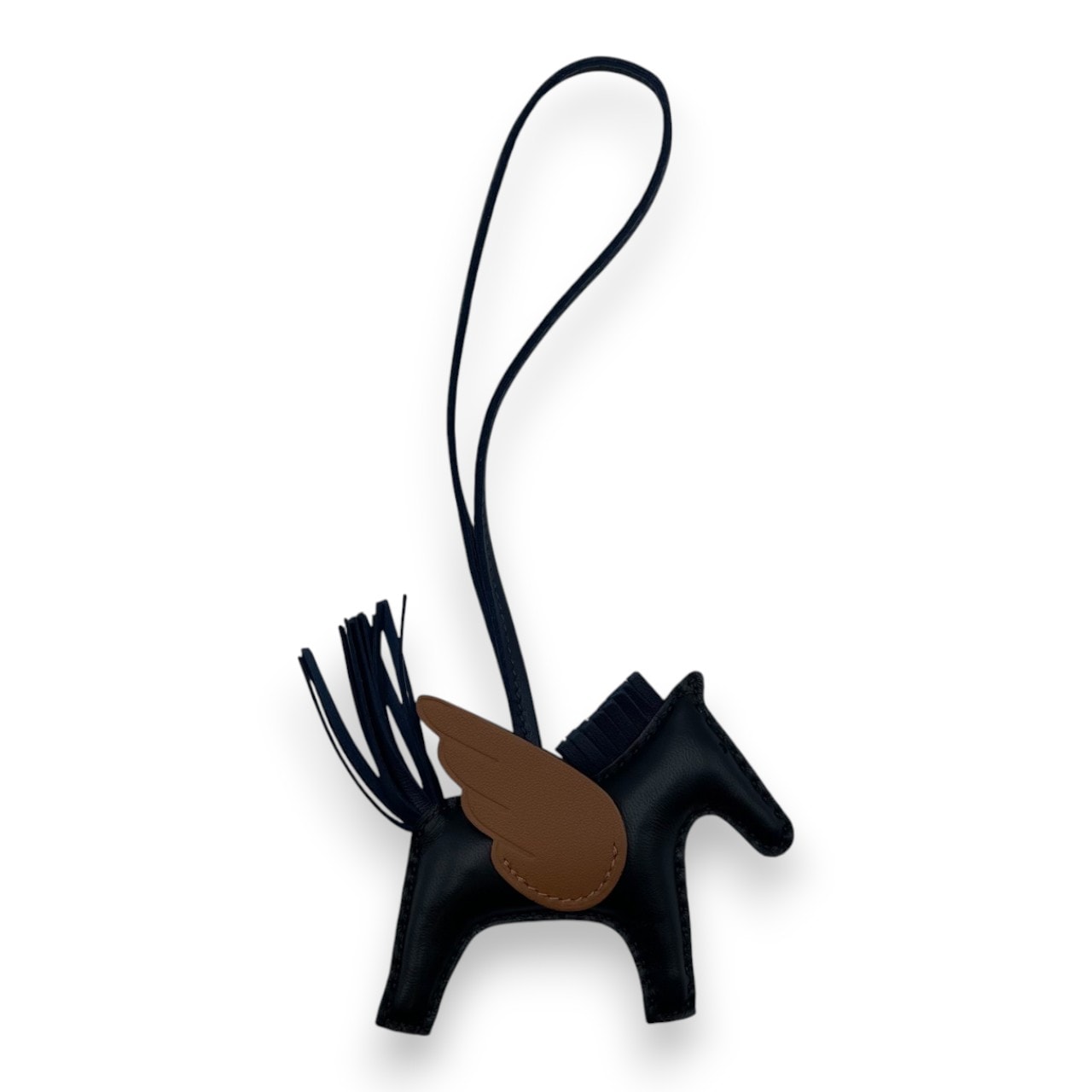 エルメス ペガサスチャーム PM ノワール/ゴールド/ブルーニュイ エルメス ペガサスチャーム PM ノワール/ゴールド/ブルーニュイ