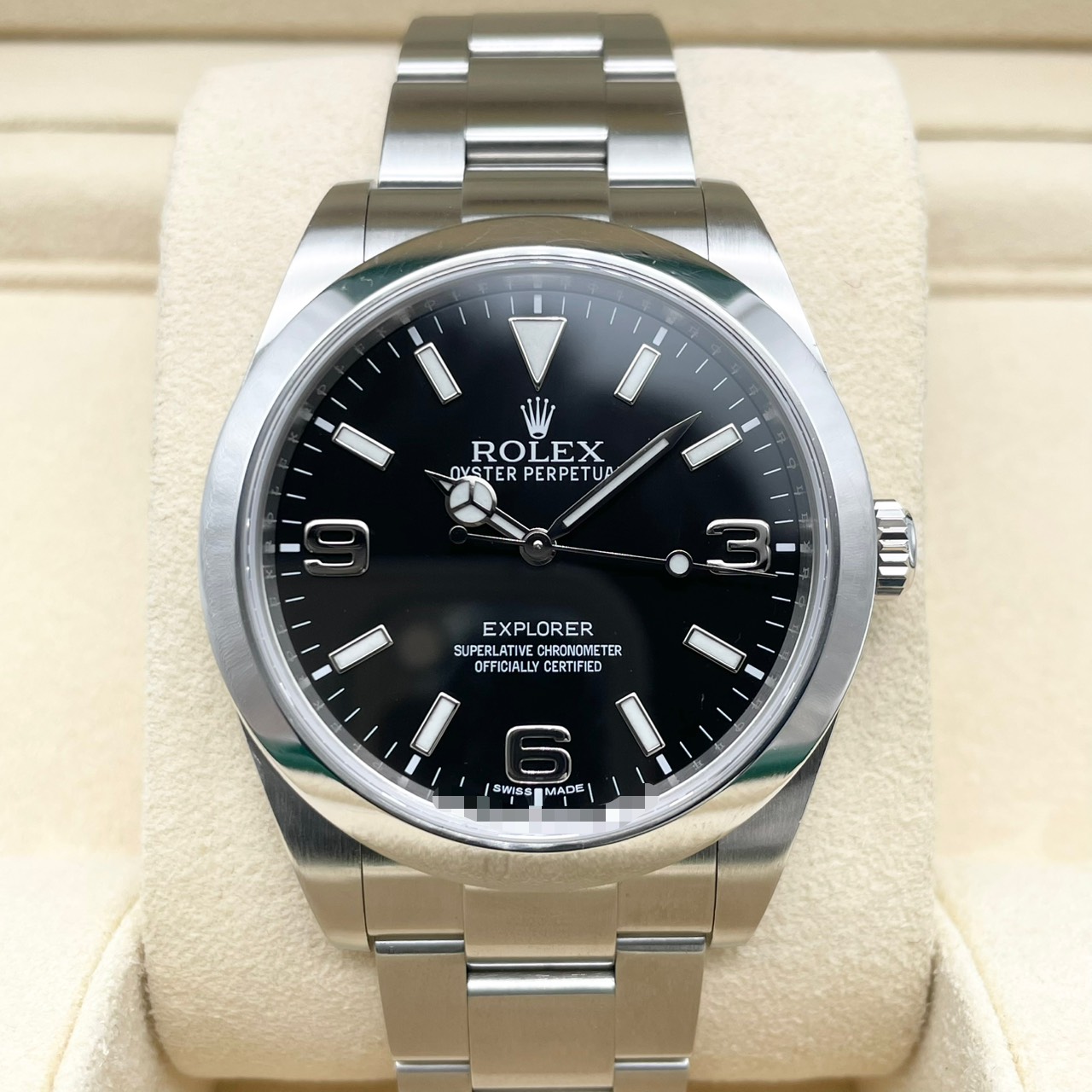 ロレックス エクスプローラー 214270 ブラック ステンレススチール 39mm