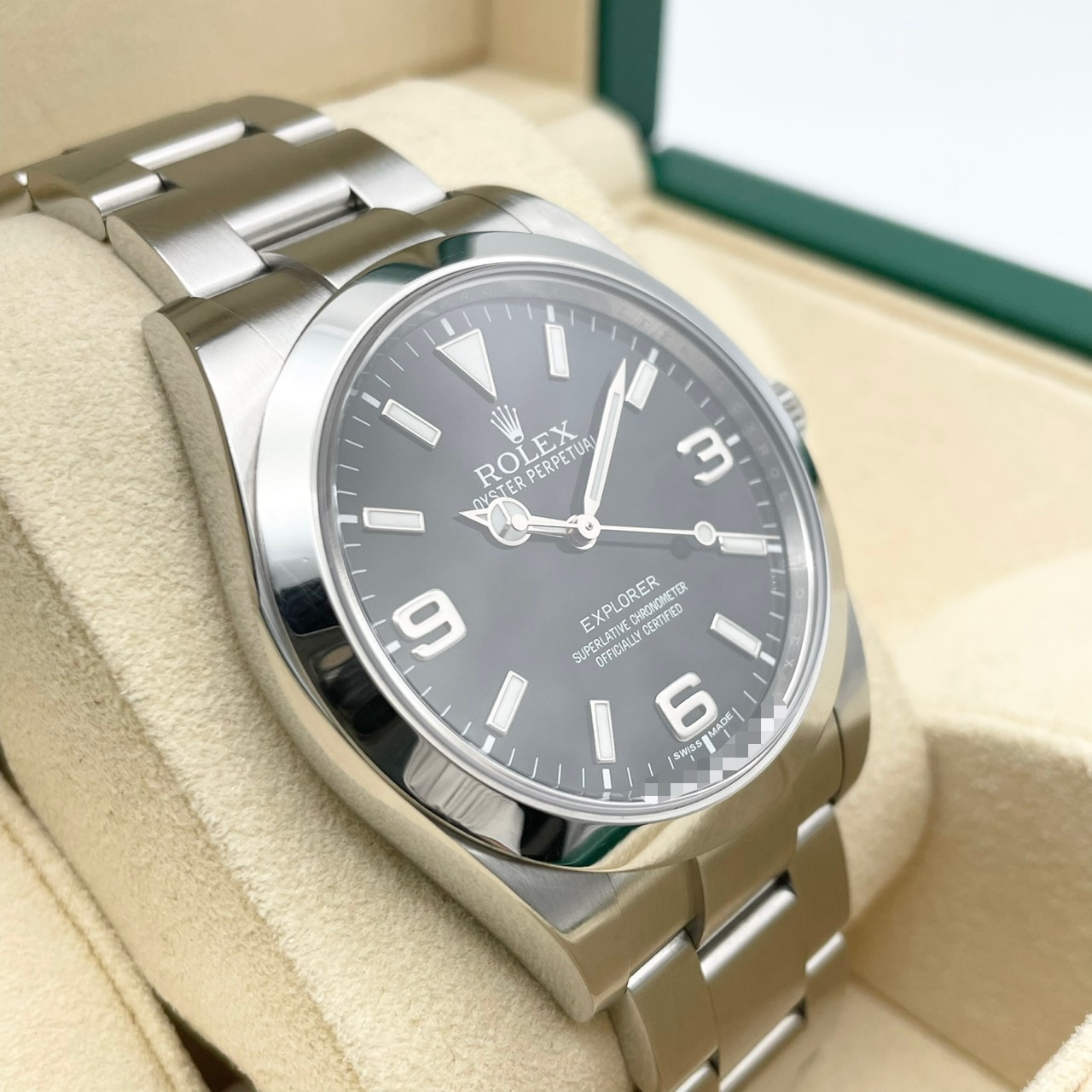 ロレックス エクスプローラー 214270 ブラック ステンレススチール 39mm