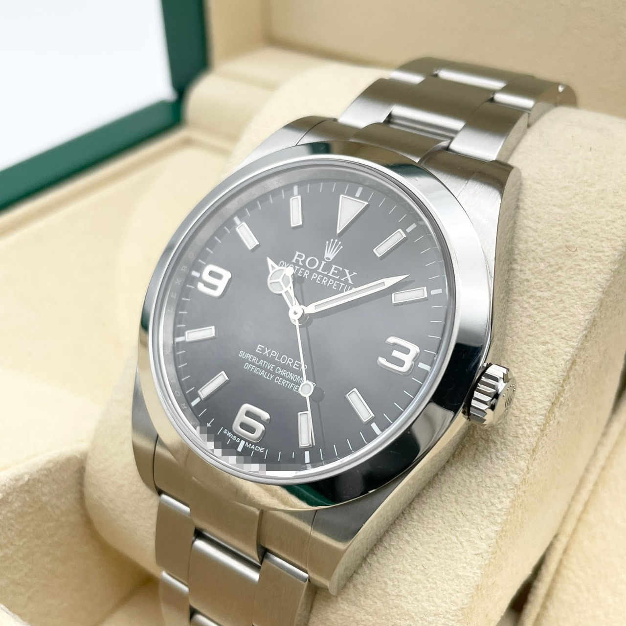 ロレックス エクスプローラー 214270 ブラック ステンレススチール 39mm