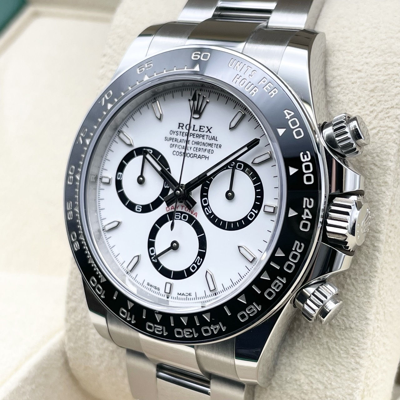 ロレックス デイトナ 126500LN ホワイト ステンレススチール