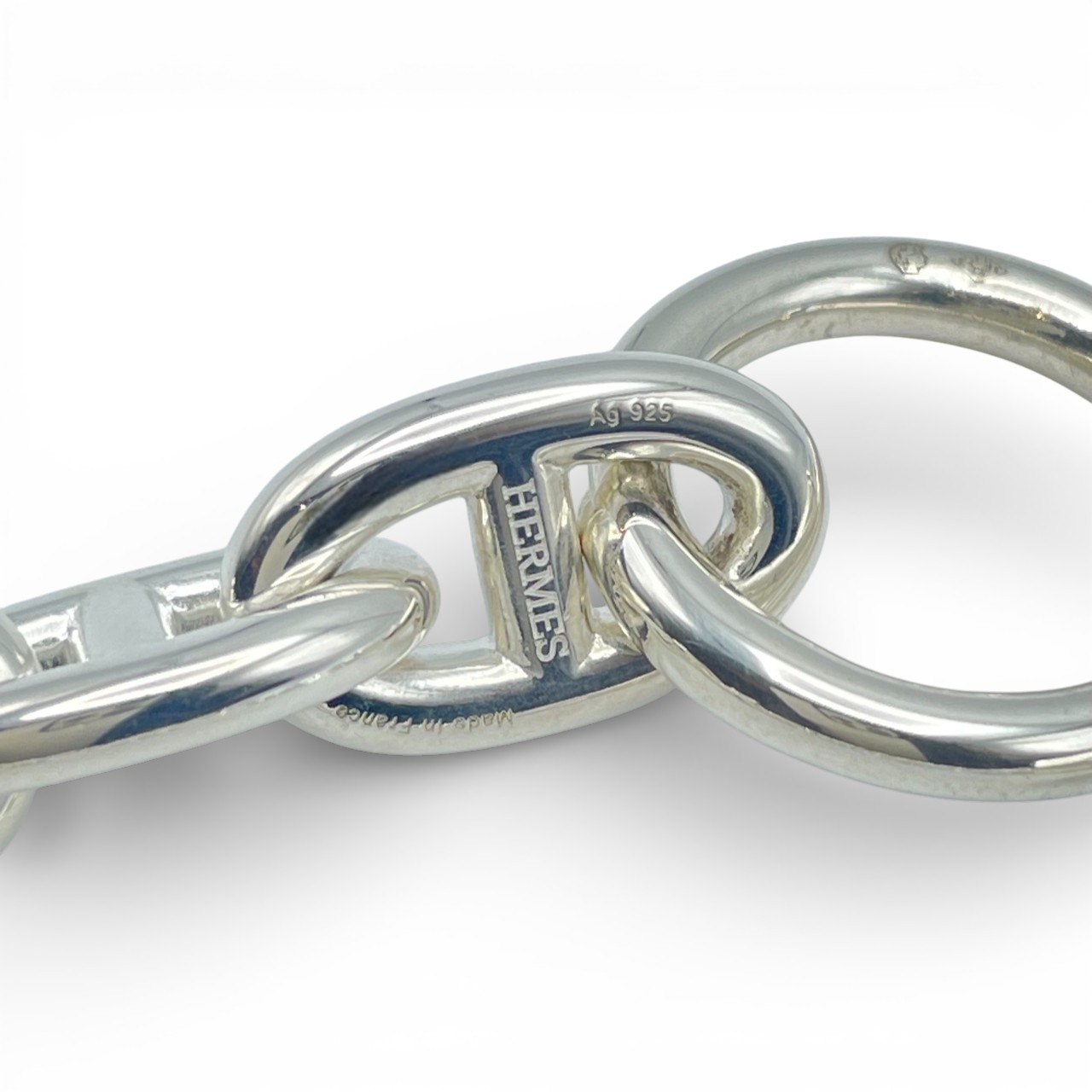 エルメス シェーヌ・ダンクル ブレスレット MM シルバー925 18コマ