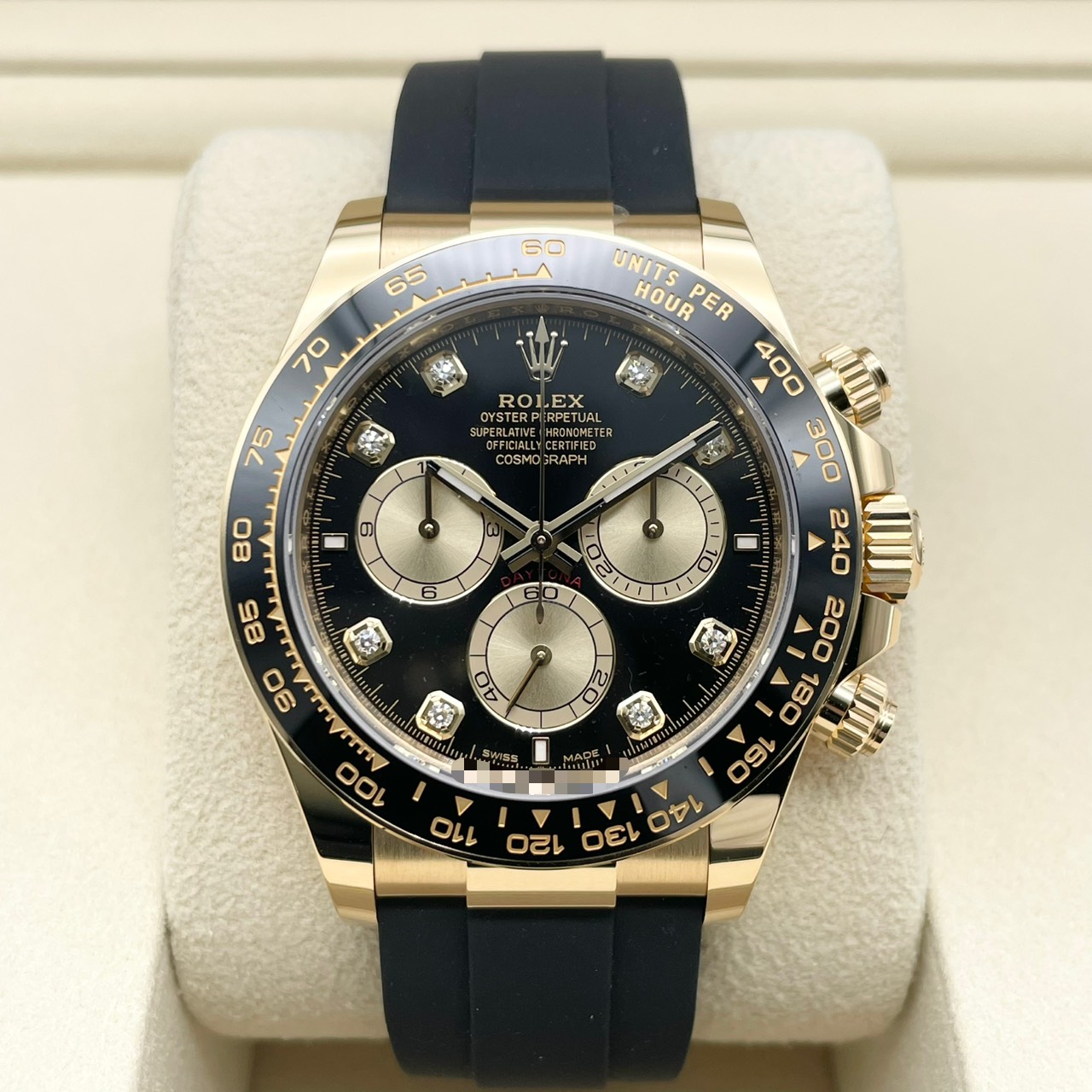ロレックス デイトナ 126518LNG ゴールデン・ブライトブラック 8Pダイヤ 40mm