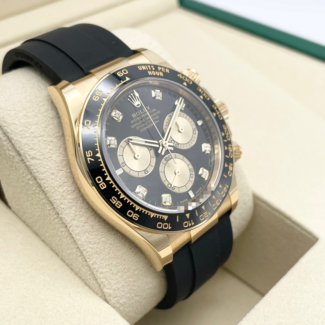 ロレックス デイトナ 126518LNG ゴールデン・ブライトブラック 8Pダイヤ 40mm