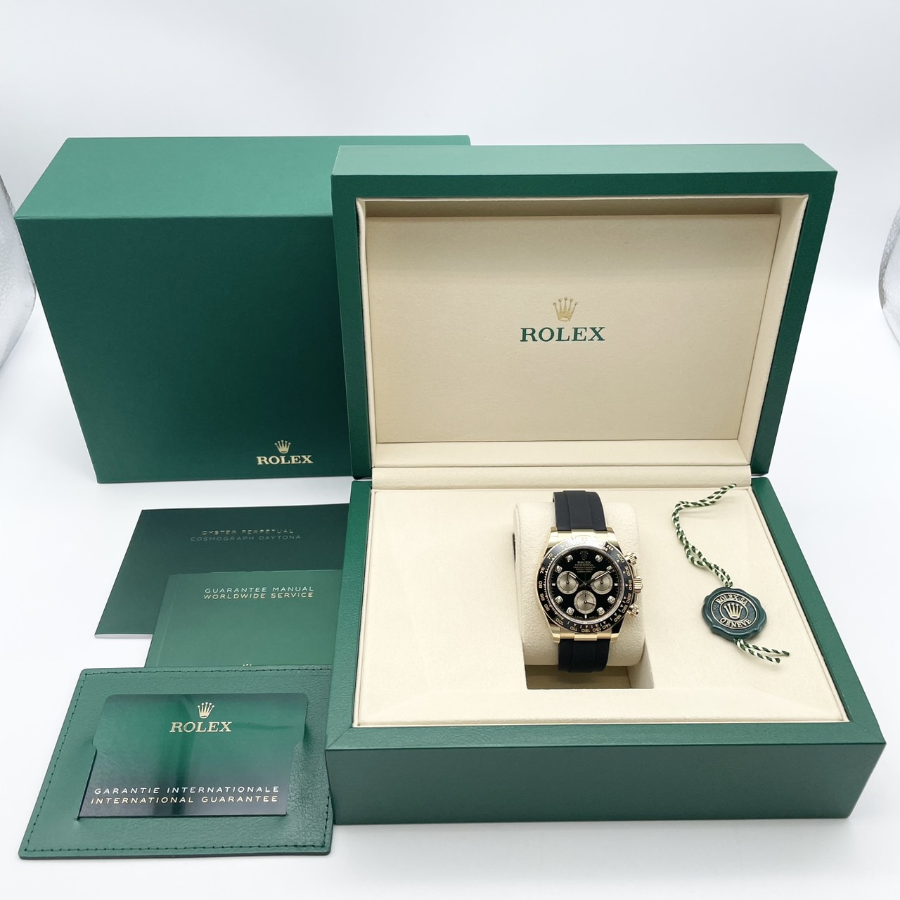 ロレックス デイトナ 126518LNG ゴールデン・ブライトブラック 8Pダイヤ 40mm