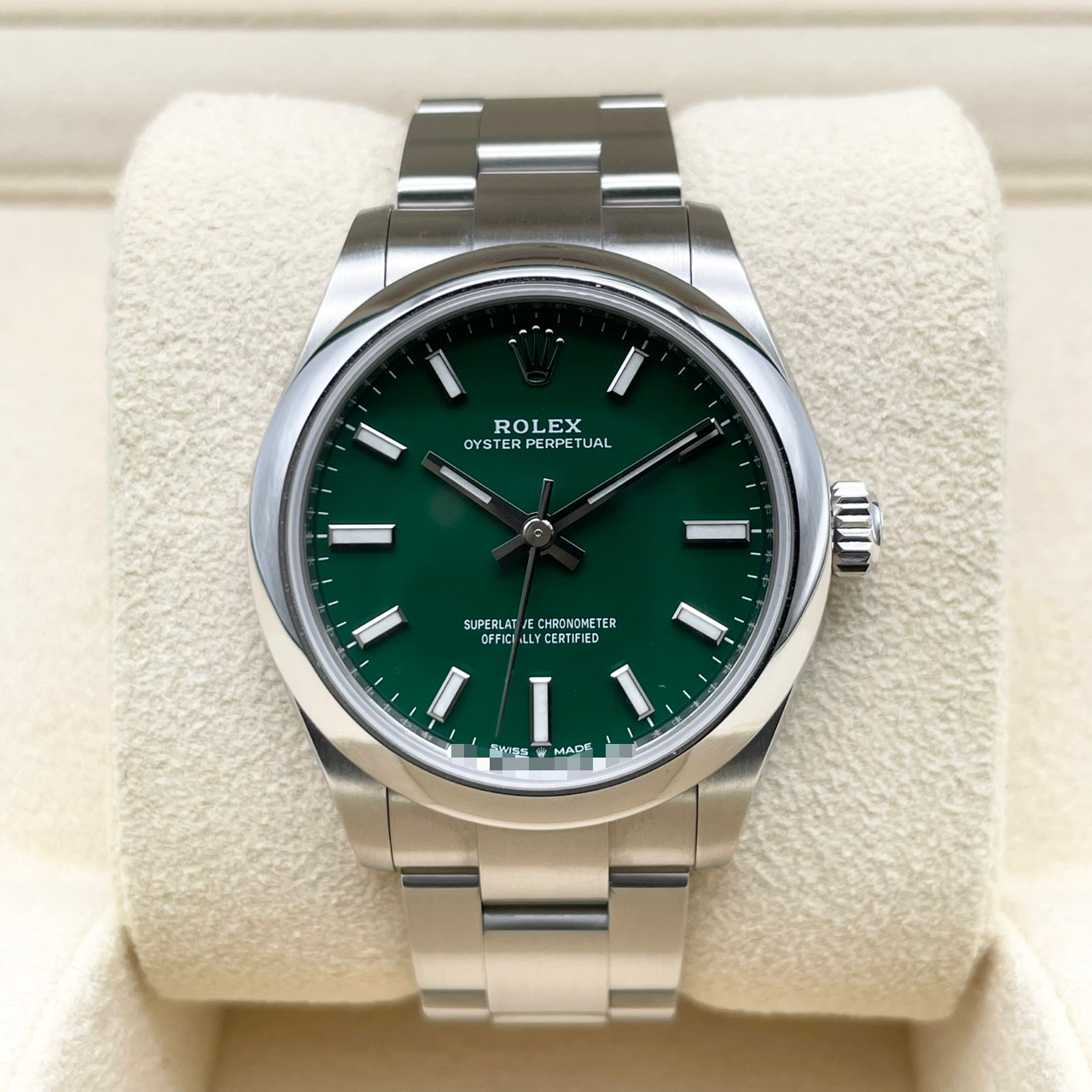 ロレックス オイスターパーペチュアル 277200 グリーン 31mm