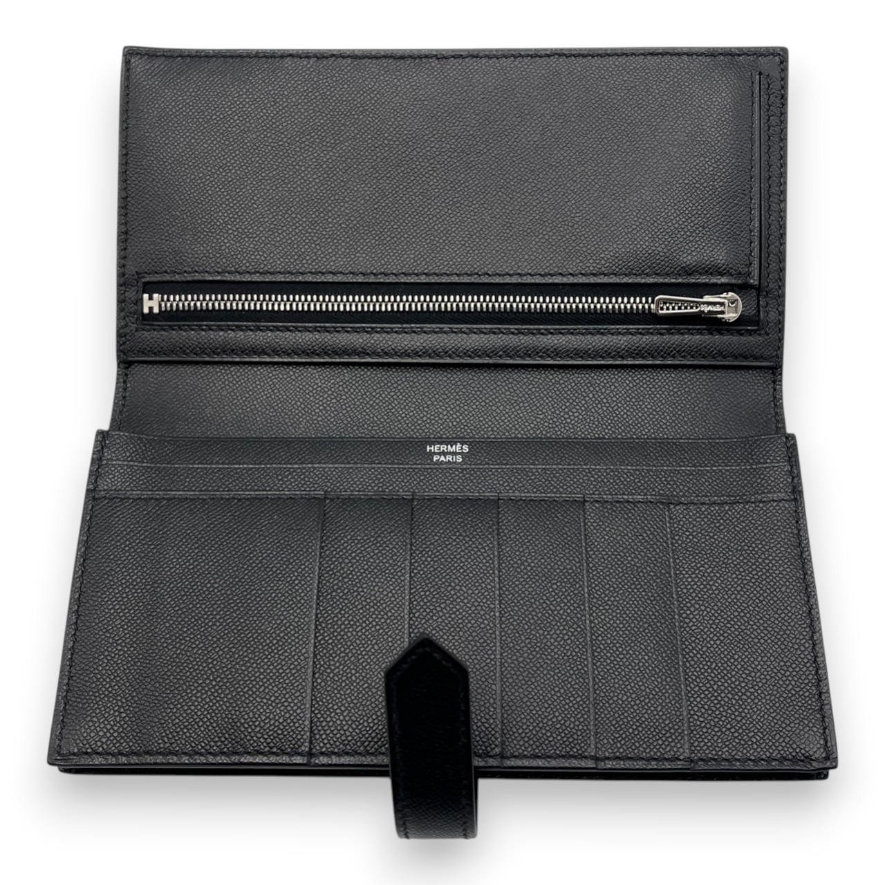 エルメス ベアンスフレ モノクローム ソーブラック ヴォーマダム ブラック金具 G刻印