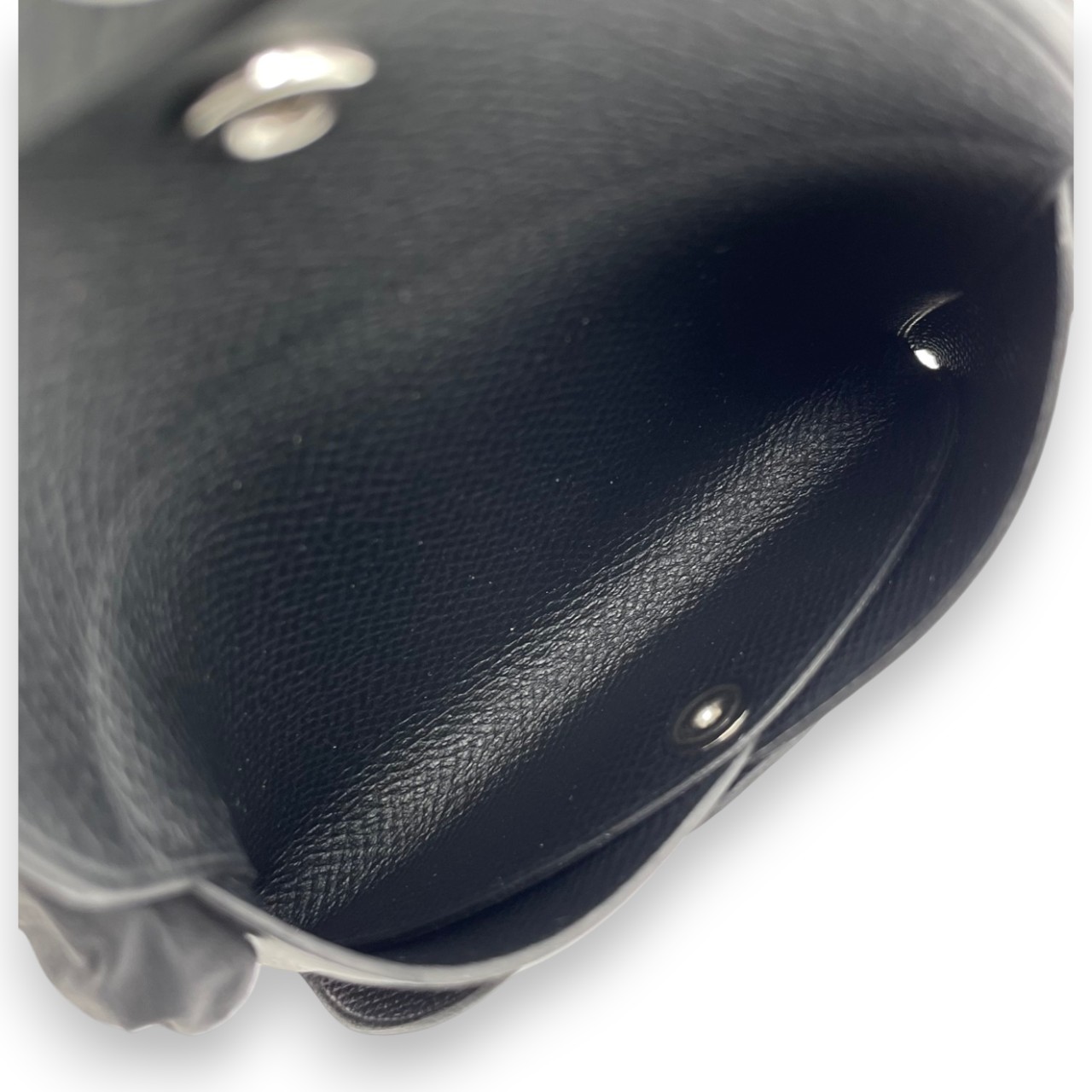 エルメス カルヴィ デュオ ノワール エプソン シルバー金具 G刻印
