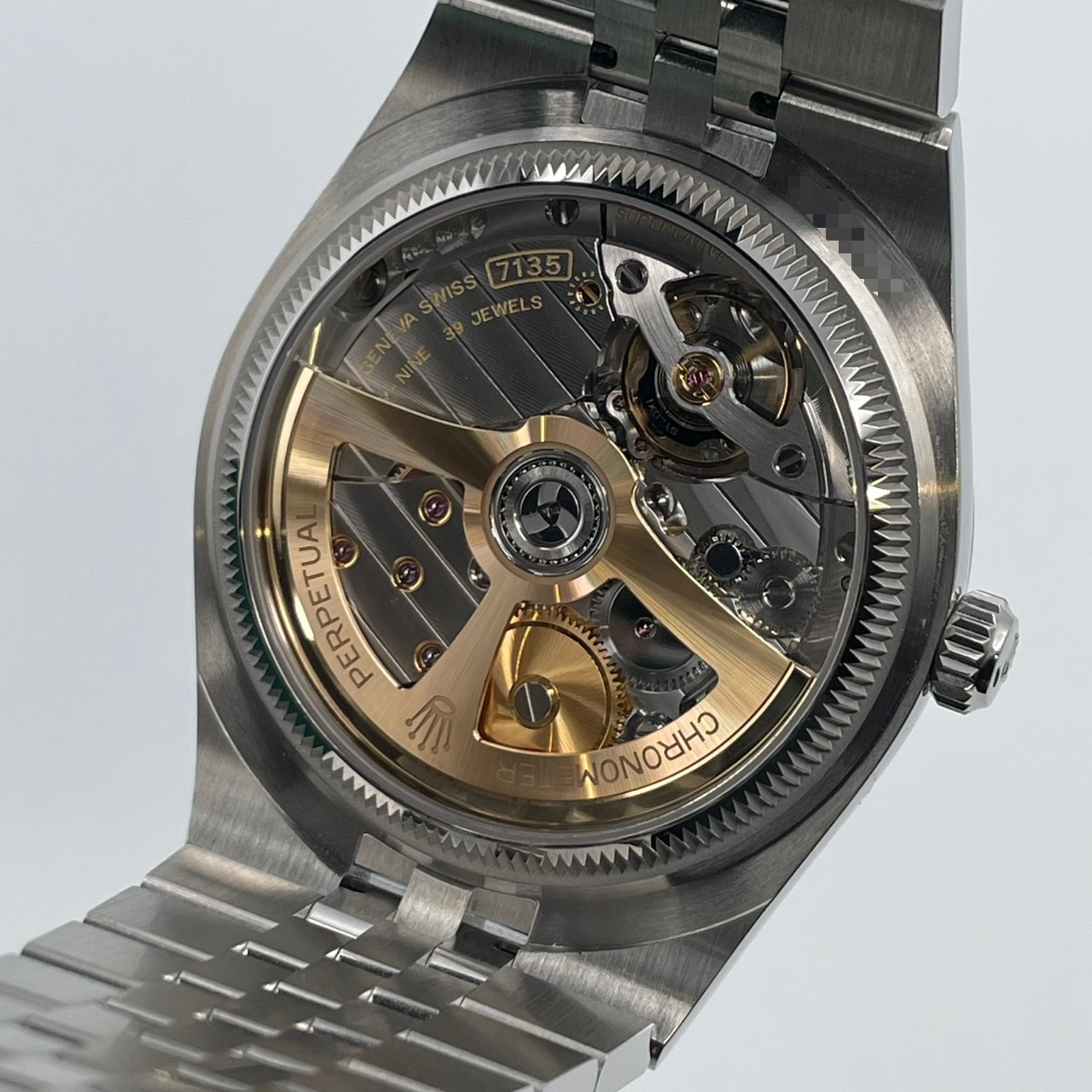 ロレックス ランドドゥエラー 127234 インテンスホワイト ハニカムモチーフ 36mm