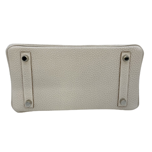 【現金特価】エルメス バーキン25 パールグレー トゴ シルバー金具 B刻印