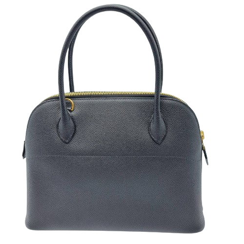 エルメス ボリード27 ヴォーエプソン ノワール ゴールド金具 U刻印