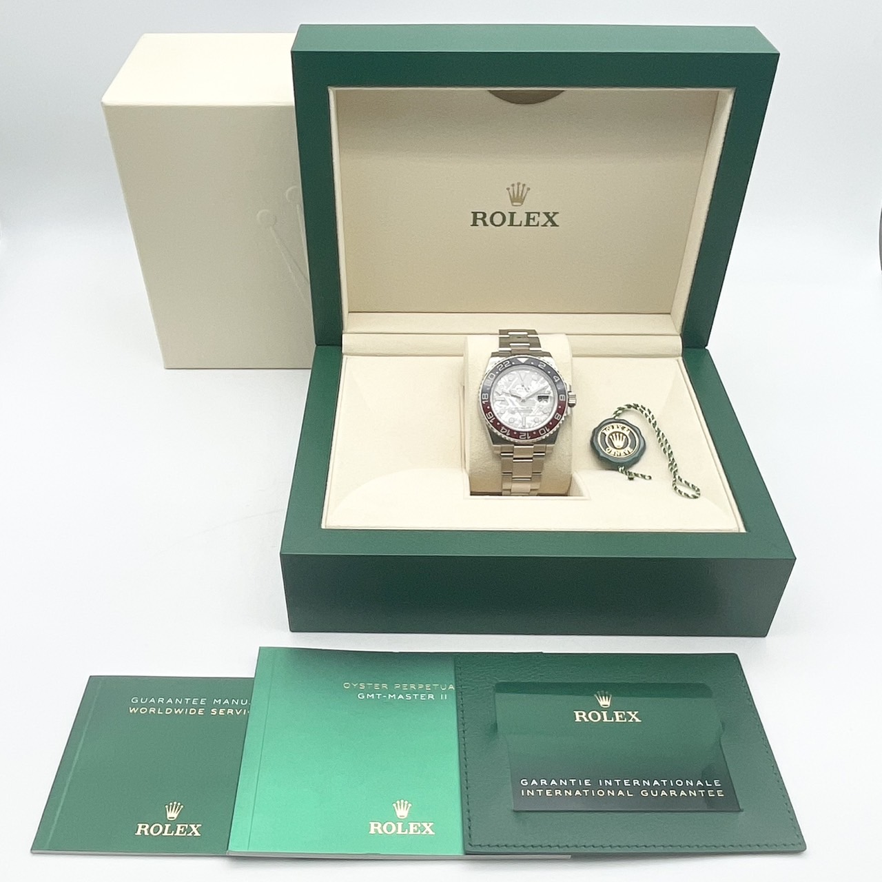 ロレックス GMTマスターII 126719BLRO オイスターブレスレット メテオライト ホワイトゴールド 40mm