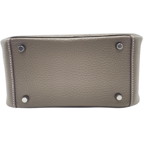 エルメス リンディミニ 20 エトゥープ トリヨンクレマンス シルバー金具 K刻印