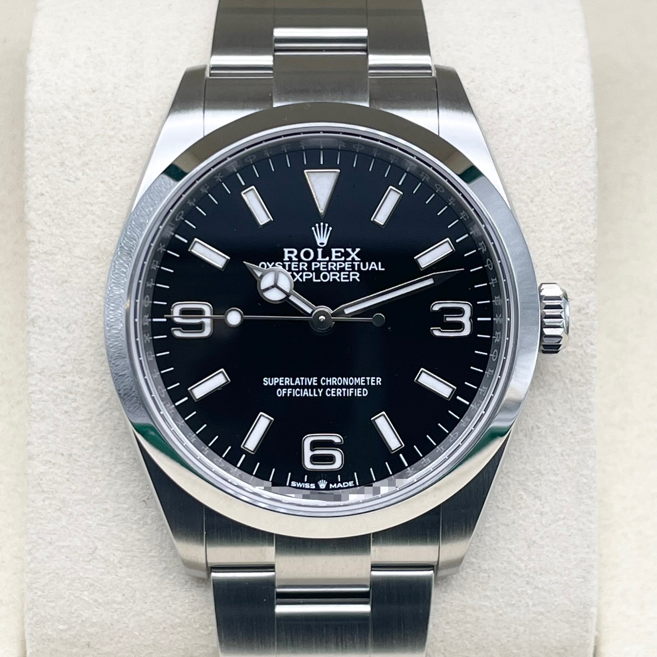 【保証書日付2026年3月！】 ロレックス エクスプローラー 124270 ブラック 36mm