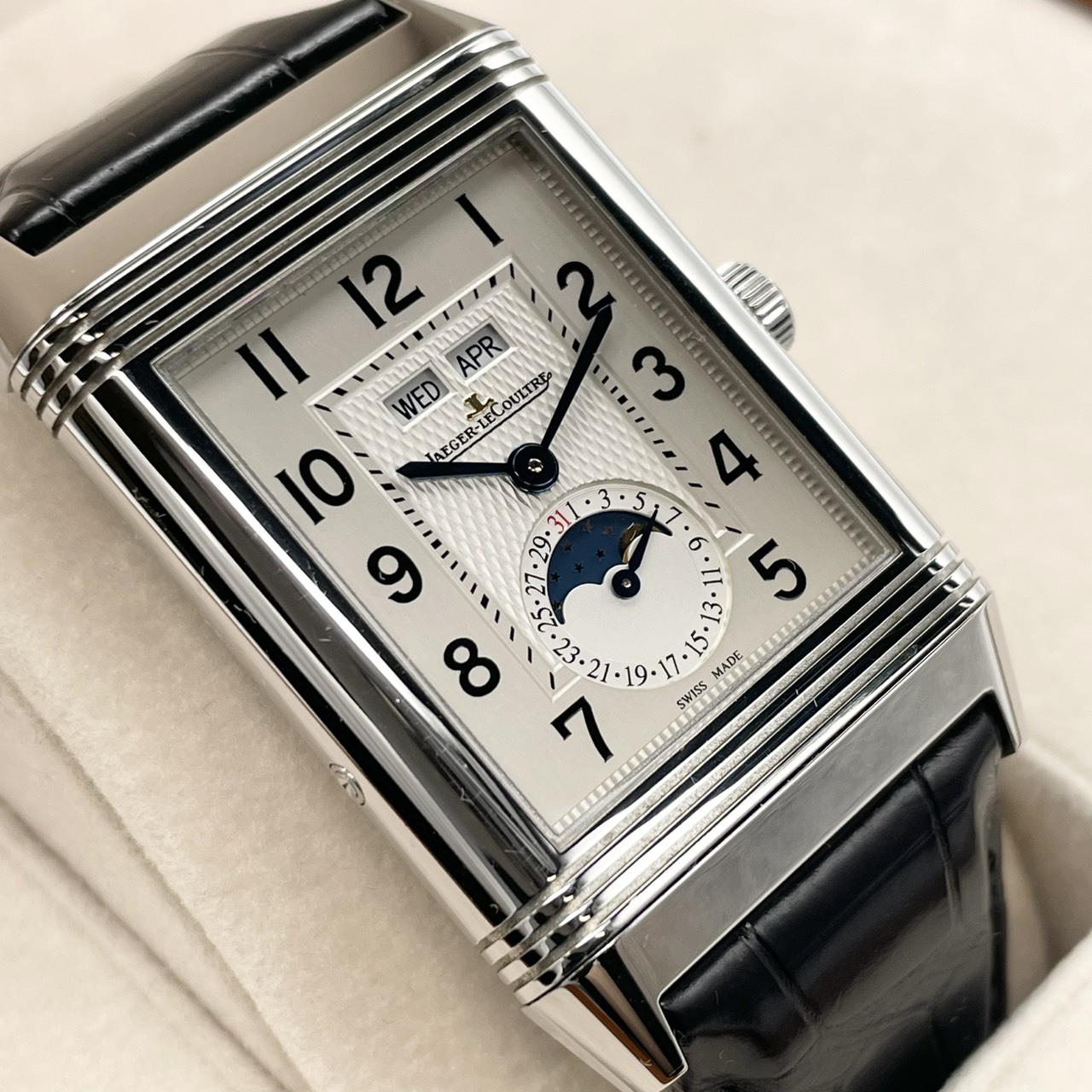 ジャガー・ルクルト レベルソ グランド レベルソ カレンダー Q3758420 ステンレススチール シルバー 48.5mm×30mm