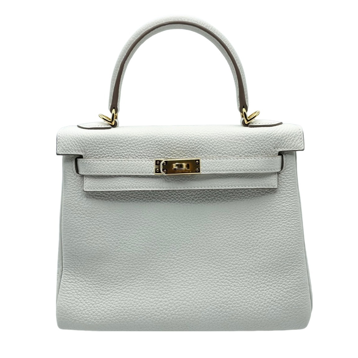 エルメス ケリー25 マッシュルーム トゴ ゴールド金具 B刻印