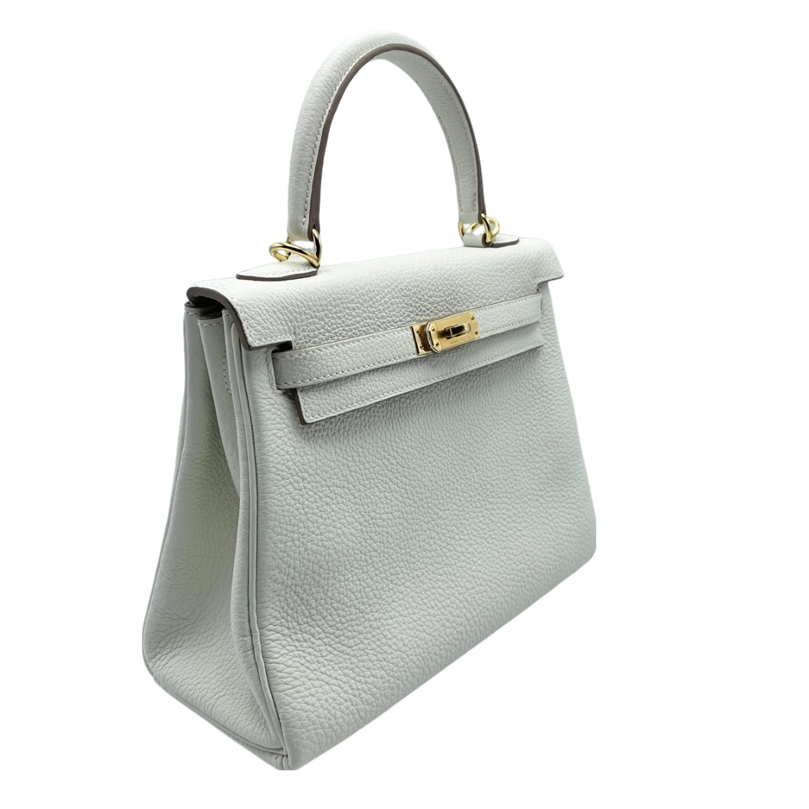 エルメス HERMES ケリー25 ケリー 25 バッグ トートバッグ ショルダーバッグ トゴ マッシュルーム Mushroom ホワイト White 白 ゴールド金具 エルメス ケリー25 マッシュルーム トゴ ゴールド金具 B刻印