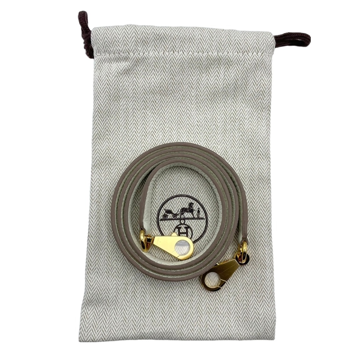 エルメス ケリー25 マッシュルーム トゴ ゴールド金具 B刻印