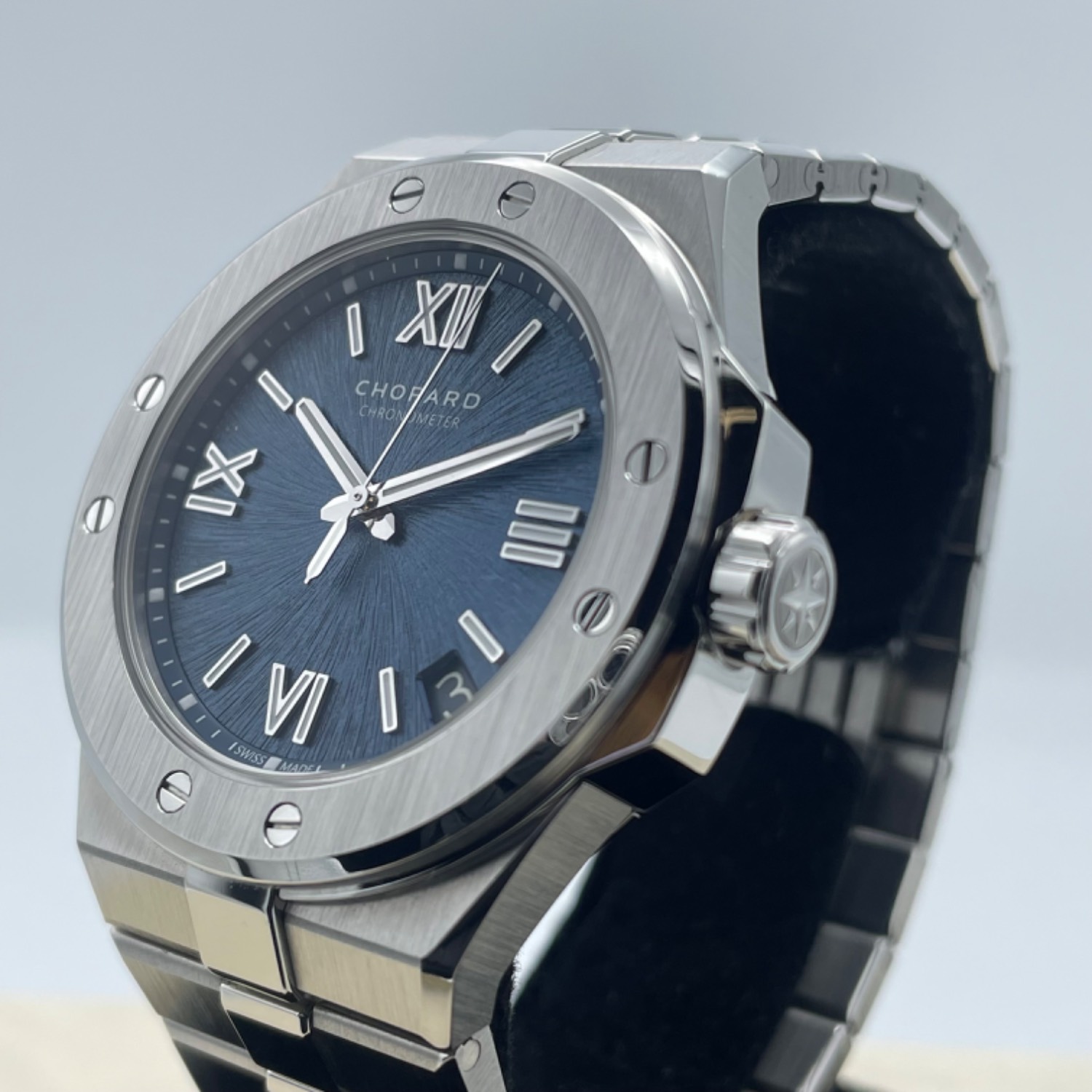 ショパール アルパインイーグル ラージ 298600-3001 ブルー 41mm