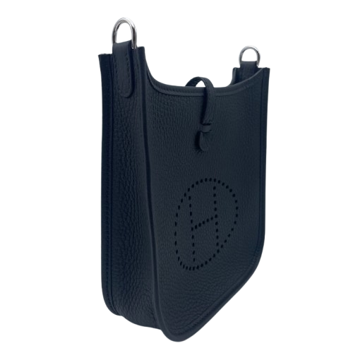 エルメス ミニエヴリン TPM ノワール トリヨンクレマンス シルバー金具 W刻印