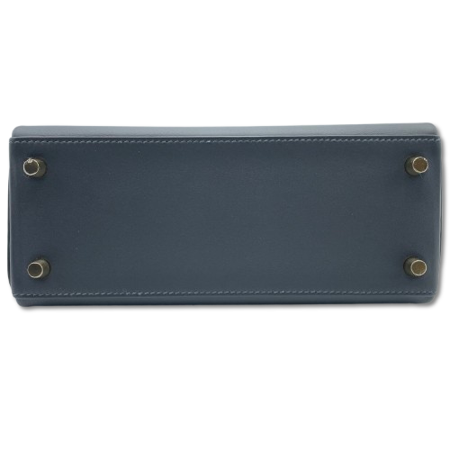 エルメス ケリー 25 グリミスティ/ノワール スイフト パーマブラス金具