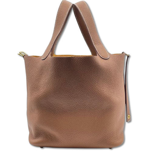 エルメス ピコタンロックPMエトゥープトリヨンクレマンスゴールド金具b刻印