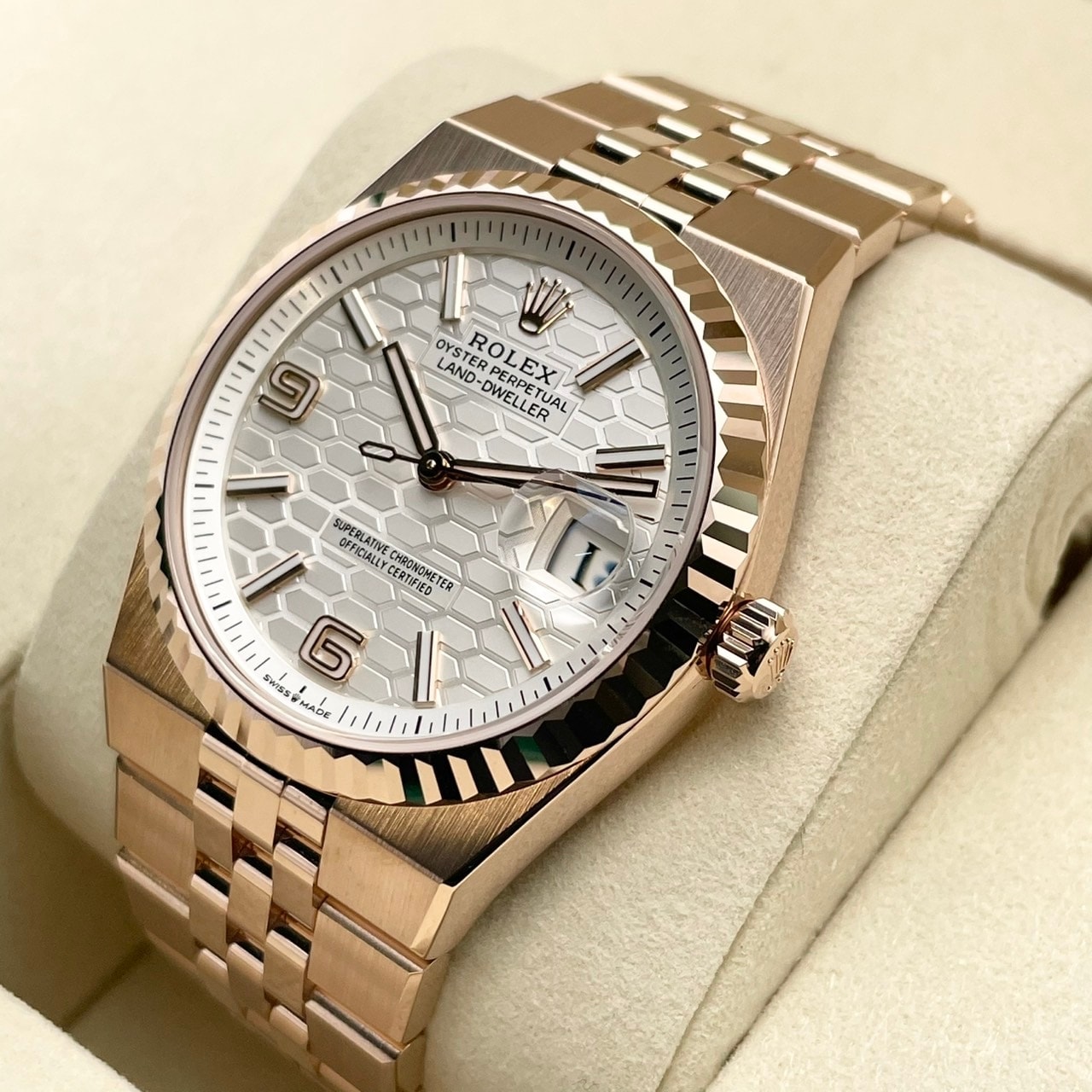 智瑛 25年8月ギャラ！】ロレックス ランドドゥエラー 127235 インテンス