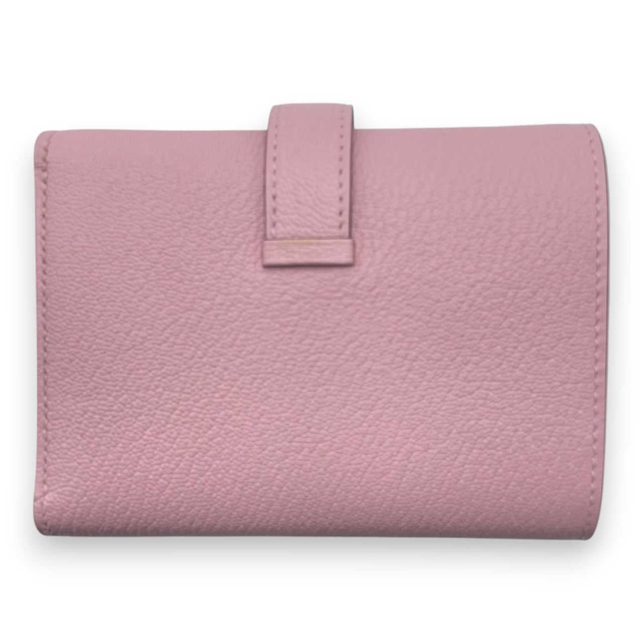 エルメス ベアンコンビネ ローズサクラ シェーブル シルバー金具 K刻印