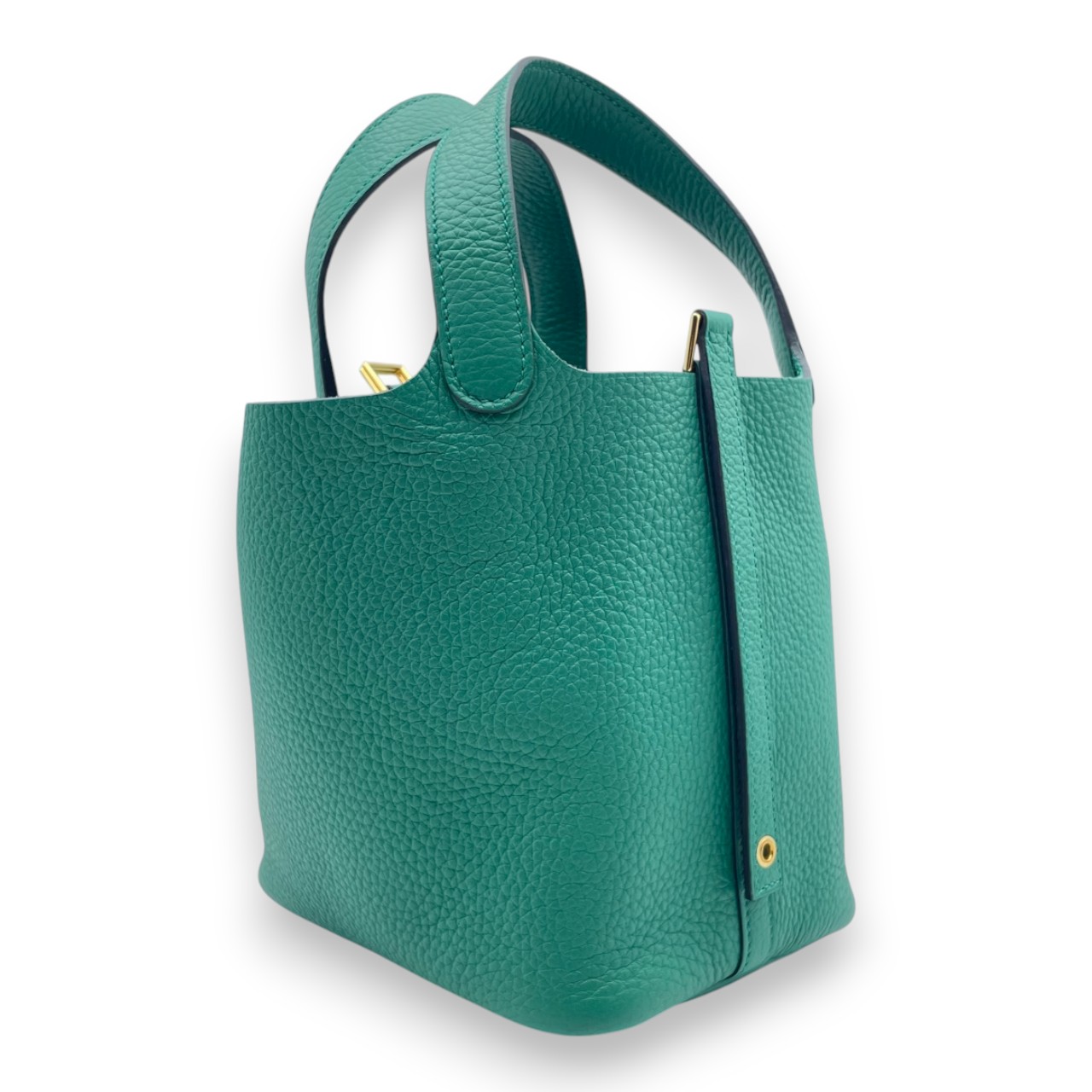 エルメス ピコタンロック PM ヴェールモワイヤン トリヨンクレマンス ゴールド金具 W刻印